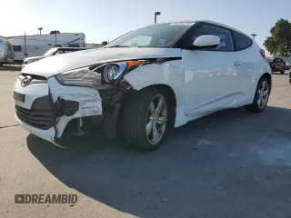 2012 Hyundai Veloster w/Gray Int z VIN KMHTC6AD9CU025190, wystawiony jako Copart lot #59702755 z przebiegiem 188 579 mil mil oraz Szkoda całkowita • Salvage title. Historia ofert i sprzedaży dostępna na DreamBid. Obrazek 1.