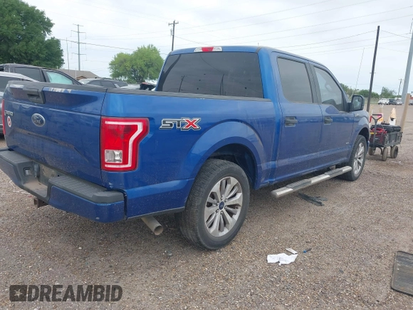 2017 Ford F-150 XL with VIN 1FTEW1CP3HKD58597, listed as a IAAI auction lot 41928993 with 143,802 mi miles and . Bid and sale history available at DreamBid. Image 4.