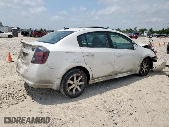 2012 Nissan Sentra SR with VIN 3N1AB6AP2CL775746, listed as a Copart auction lot 57650895 with 107,915 mi miles and Salvage title. Bid and sale history available at DreamBid. Image 3.