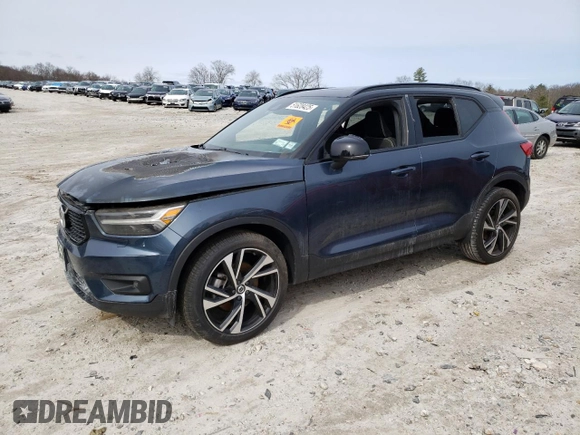 2022 Volvo XC40 R-Design with VIN YV4162UM6N2783586, listed as a Copart auction lot 51628425 with Not provided miles and Salvage title. Bid and sale history available at DreamBid. Image 1.