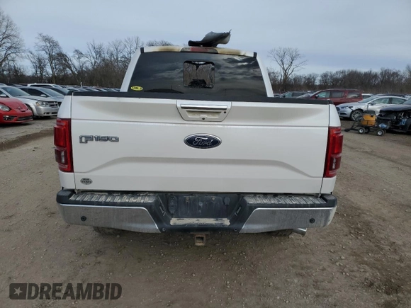 2017 Ford F-150 XL with VIN 1FTEW1EF2HKD48454, listed as a Copart auction lot 43140355 with 0 mi miles and Salvage Title. Bid and sale history available at carsss.com. Image 6.