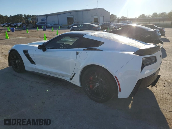 2018 Chevrolet Corvette Z06 2LZ with VIN 1G1YS2D68J5601645, listed as a Copart auction lot 82143484 with 30,178 mi miles and Salvage Title. Bid and sale history available at carsss.com. Image 2.
