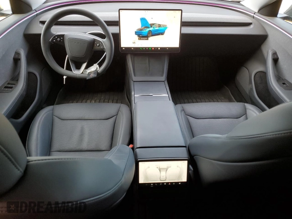 2024 Tesla Model 3 with VIN 5YJ3E1EAXRF782571, listed as a Copart auction lot 50253805 with 3,626 mi miles and Salvage Title. Bid and sale history available at carsss.com. Image 8.
