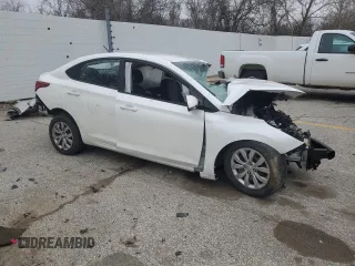 2019 Hyundai Accent SE with VIN 3KPC24A36KE049477, listed as a Copart auction lot 47841845 with 0 mi miles and Salvage Title. Bid and sale history available at carsss.com. Image 4.