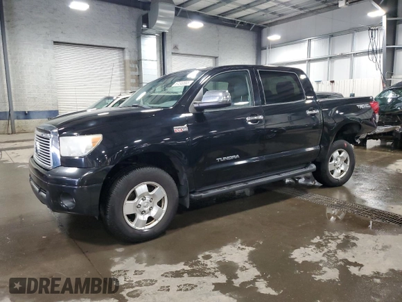 2013 Toyota Tundra Limited with VIN 5TFHW5F17DX284934, listed as a Copart auction lot 57240565 with 180,612 mi miles and Salvage title. Bid and sale history available at DreamBid. Image 1.