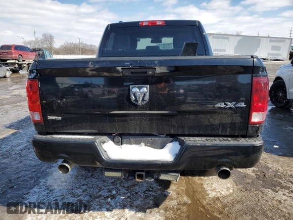 2014 Ram 1500 Express with VIN 1C6RR7KT1ES343691, listed as a Copart auction lot 45643425 with 167,547 mi miles and Salvage Title. Bid and sale history available at carsss.com. Image 6.