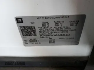 2018 Chevrolet Traverse LT Cloth with VIN 1GNERGKW9JJ101014, listed as a Copart auction lot 52773265 with 66,813 mi miles and Salvage Title. Bid and sale history available at carsss.com. Image 13.