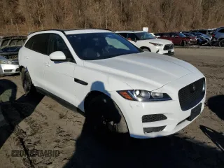2020 Jaguar F-Pace 25t Premium with VIN SADCJ2FX5LA628990, listed as a Copart auction lot 43416995 with 102,799 mi miles and Salvage Title. Bid and sale history available at DreamBid. Image 4.
