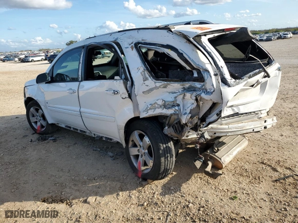 2008 Pontiac Torrent with VIN 2CKDL33F586329993, listed as a Copart auction lot 85595364 with 0 mi miles and Salvage Title. Bid and sale history available at carsss.com. Image 2.