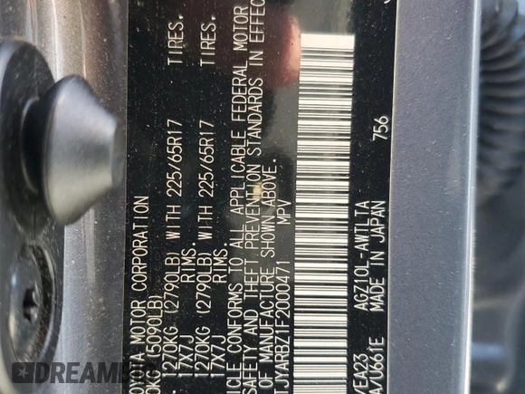 2015 Lexus NX 200t z VIN JTJYARBZ1F2000471, wystawiony jako Copart lot #55647535 z przebiegiem 283 571 mil mil oraz Szkoda całkowita • Salvage title. Historia ofert i sprzedaży dostępna na DreamBid. Obrazek 13.