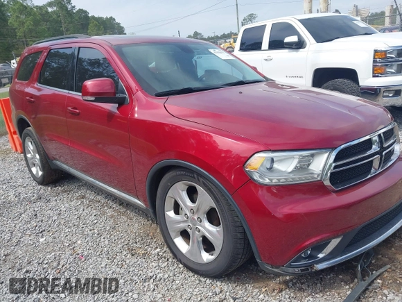 2014 Dodge Durango Limited z VIN 1C4RDHDG3EC494796, wystawiony jako IAAI lot #41908932 z przebiegiem 157 540 mil mil oraz . Historia ofert i sprzedaży dostępna na DreamBid. Obrazek 1.