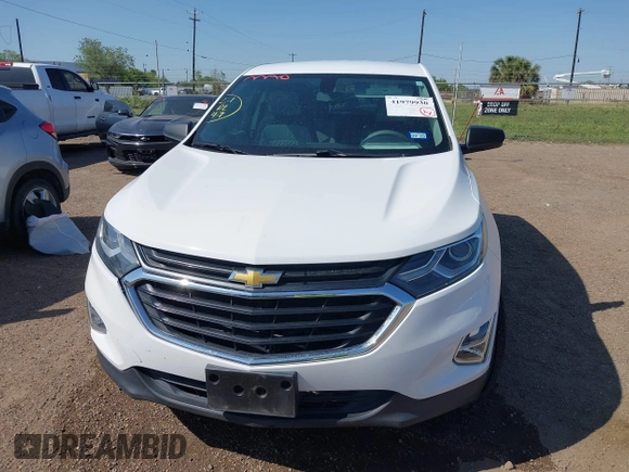 2019 Chevrolet Equinox LS z VIN 3GNAXHEV1KS673532, wystawiony jako IAAI lot #41979930 z przebiegiem 56 978 mil mil oraz . Historia ofert i sprzedaży dostępna na DreamBid. Obrazek 6.