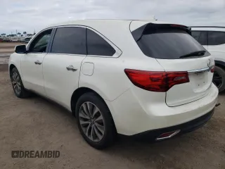 2016 Acura MDX w/Tech with VIN 5FRYD3H41GB005802, listed as a Copart auction lot 64752252 with 0 mi miles. Bid and sale history available at carsss.com. Image 3.