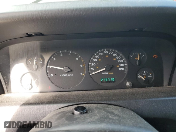 2004 Jeep Grand Cherokee Laredo with VIN 1J4GX48S24C216941, listed as a Copart auction lot 55584785 with 279,710 mi miles and Salvage title. Bid and sale history available at DreamBid. Image 9.