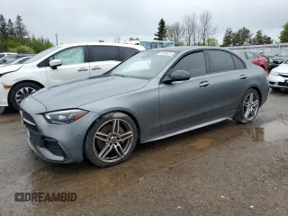 2023 Mercedes-Benz C 300 with VIN W1KAF4HB4PR083234, listed as a Copart auction lot 57289425 with 62,648 mi miles and Salvage title. Bid and sale history available at DreamBid. Image 1.