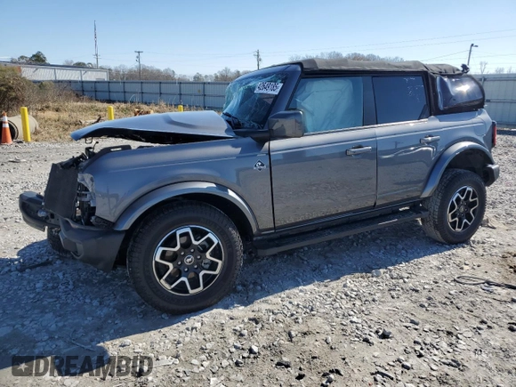 2022 Ford Bronco with VIN 1FMDE5BH7NLA74438, listed as a Copart auction lot 42649185 with Not provided miles and Salvage title. Bid and sale history available at DreamBid. Image 1.