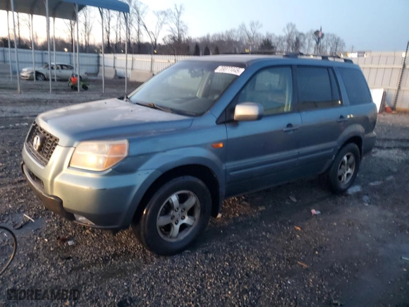 2007 Honda Pilot EX-L with VIN 5FNYF28697B010883, listed as a Copart auction lot 89077445 with 279,731 mi miles and Salvage Title. Bid and sale history available at carsss.com. Image 1.