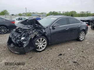 2012 Buick Regal Turbo Premium 3 with VIN 2G4GU5GV4C9144271, listed as a Copart auction lot 53874985 with 156,991 mi miles and Non repairable. Bid and sale history available at DreamBid. Image 1.