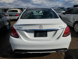 2018 Mercedes-Benz C-Class C 300 with VIN WDDWF4KB8JR348548, listed as a Copart auction lot 47240525 with 91,347 mi miles and Salvage Title. Bid and sale history available at carsss.com. Image 6.