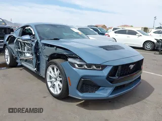 2024 Ford Mustang GT with VIN 1FA6P8CF5R5407998, listed as a IAAI auction lot 42228052 with 12,863 mi miles and . Bid and sale history available at DreamBid. Image 1.
