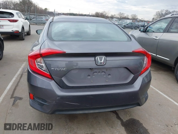 2017 Honda Civic LX with VIN 19XFC2F52HE233607, listed as a IAAI auction lot 41758632 with 159,290 mi miles and . Bid and sale history available at DreamBid. Image 16.