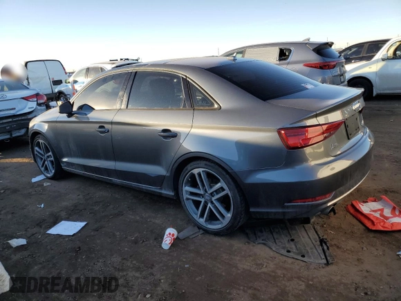 2017 Audi A3 Sedan Premium with VIN WAUB8GFF3H1048939, listed as a Copart auction lot 39968854 with 43,554 mi miles. Bid and sale history available at carsss.com. Image 2.