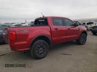 2020 Ford Ranger XL with VIN 1FTER4FH5LLA80074, listed as a Copart auction lot 42647505 with 45,408 mi miles and Salvage Title. Bid and sale history available at carsss.com. Image 3.