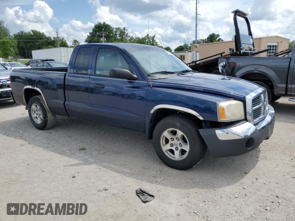 2005 Dodge Dakota SLT with VIN 1D7HE42K75S198717, listed as a Copart auction lot 57344684 with 260,547 mi miles and Non Repairable. Bid and sale history available at carsss.com. Image 4.