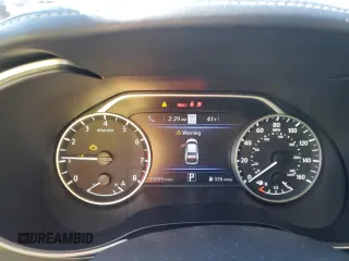 2020 Nissan Maxima Platinum with VIN 1N4AA6FVXLC382344, listed as a Copart auction lot 45412945 with 35,809 mi miles and Salvage Title. Bid and sale history available at DreamBid. Image 9.
