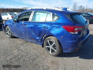 2022 Subaru Impreza Premium with VIN 4S3GTAV66N3726718, listed as a IAAI auction lot 41217564 with 35,639 mi miles. Bid and sale history available at carsss.com. Image 3.
