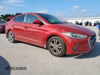 2017 Hyundai Elantra SE with VIN KMHD84LF4HU178396, listed as a Copart auction lot 62370105 with 92,846 mi miles and Salvage title. Bid and sale history available at DreamBid. Image 4.