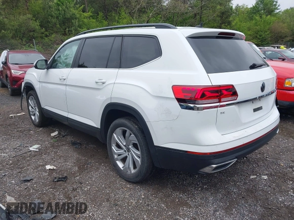 2023 Volkswagen Atlas SE with VIN 1V2HP2CA2PC509044, listed as a IAAI auction lot 41987805 with 50,080 mi miles and . Bid and sale history available at DreamBid. Image 3.