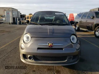 2013 FIAT 500 Abarth with VIN 3C3CFFJH4DT667752, listed as a Copart auction lot 81510114 with 98,886 mi miles and Salvage Title. Bid and sale history available at carsss.com. Image 5.