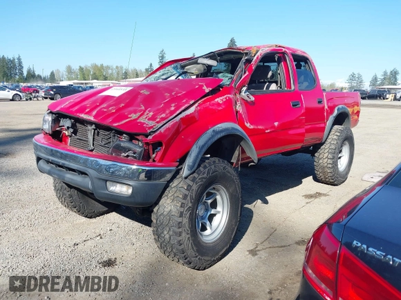 2001 Toyota Tacoma PreRunner with VIN 5TEGN92N61Z756480, listed as a IAAI auction lot 42060533 with 1 mi miles. Bid and sale history available at carsss.com. Image 17.