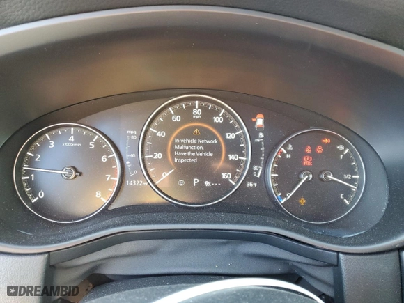 2024 Mazda CX-50 2.5 S Premium Plus Package with VIN 7MMVABEM4RN177130, listed as a Copart auction lot 83659194 with 14,322 mi miles and Salvage Title. Bid and sale history available at carsss.com. Image 9.