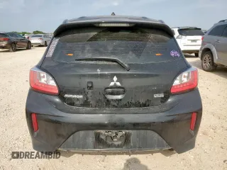 2021 Mitsubishi Mirage ES with VIN ML32AUHJXMH009762, listed as a Copart auction lot 57214675 with 49,333 mi miles and Salvage title. Bid and sale history available at DreamBid. Image 6.