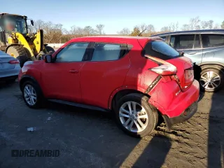 2015 Nissan Juke SV with VIN JN8AF5MR4FT505513, listed as a Copart auction lot 42728665 with 76,343 mi miles and Salvage Title. Bid and sale history available at carsss.com. Image 2.