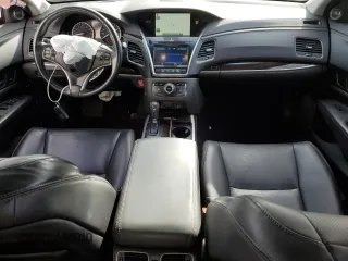2016 Acura RLX Tech Pkg with VIN JH4KC1F56GC001735, listed as a Copart auction lot 80839074 with 100,452 mi miles and Salvage Title. Bid and sale history available at carsss.com. Image 8.