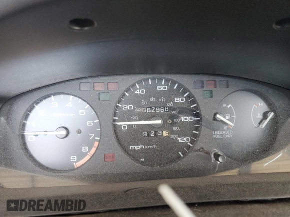 1992 Honda Civic z VIN 2HGEH2347NH520077, wystawiony jako Copart lot #58972595 z przebiegiem 62 968 mil mil oraz Szkoda całkowita • Salvage title. Historia ofert i sprzedaży dostępna na DreamBid. Obrazek 9.