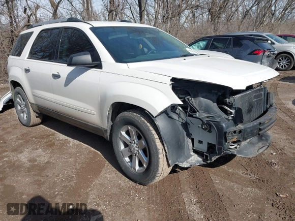 2014 GMC Acadia SLE with VIN 1GKKRNED4EJ255490, listed as a IAAI auction lot 41586012 with 158,644 mi miles and . Bid and sale history available at carsss.com. Image 1.