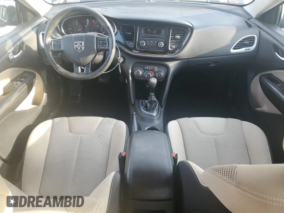 2016 Dodge Dart SXT with VIN 1C3CDFBB8GD605376, listed as a Copart auction lot 52756625 with 138,470 mi miles and Clean Title. Bid and sale history available at carsss.com. Image 8.