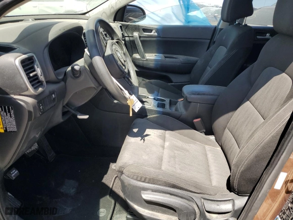2017 Kia Sportage LX with VIN KNDPM3AC2H7104618, listed as a Copart auction lot 47014515 with 147,490 mi miles and Salvage Title. Bid and sale history available at carsss.com. Image 7.