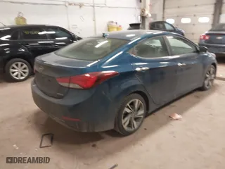 2014 Hyundai Elantra SE with VIN KMHDH4AEXEU139124, listed as a IAAI auction lot 41413290 with 129,352 mi miles. Bid and sale history available at carsss.com. Image 4.