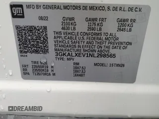 2022 GMC Terrain Denali с VIN 3GKALXEV1NL298565, выставлен на аукционе Copart как лот 57120785 с пробегом 22 023 миль миль и Списание • Salvage title. История ставок и продаж доступна на DreamBid. Изображение 13.