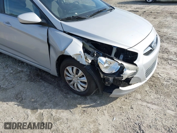 2012 Hyundai Accent GS with VIN KMHCT5AE9CU012569, listed as a IAAI auction lot 41834613 with 131,660 mi miles and . Bid and sale history available at DreamBid. Image 6.