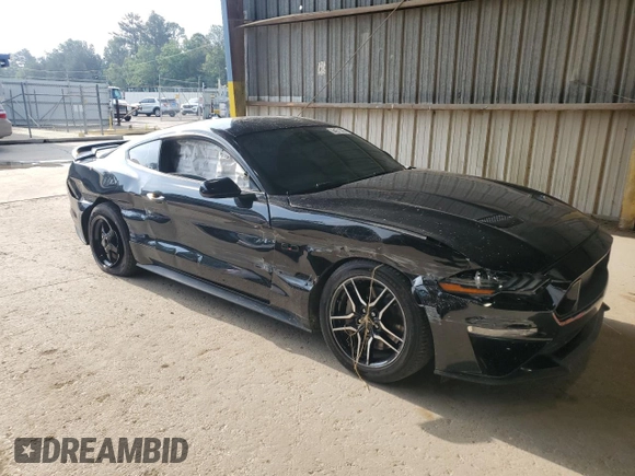 2021 Ford Mustang GT with VIN 1FA6P8CF4M5141110, listed as a Copart auction lot 54271825 with 61,451 mi miles and Salvage title. Bid and sale history available at DreamBid. Image 4.