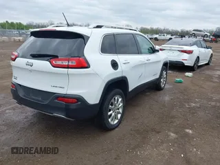 2014 Jeep Cherokee Limited with VIN 1C4PJMDB2EW281396, listed as a IAAI auction lot 42075036 with 113,578 mi miles and . Bid and sale history available at DreamBid. Image 4.