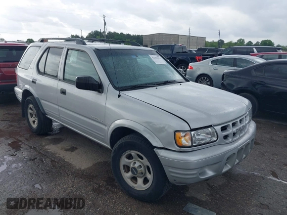 2001 Isuzu Rodeo S with VIN 4S2DM58WX14352481, listed as a IAAI auction lot 42152621 with 162,696 mi miles. Bid and sale history available at carsss.com. Image 1.