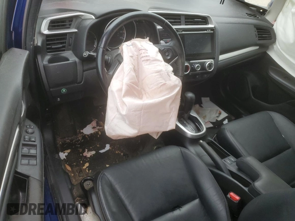 2017 Honda Fit EX-L with VIN JHMGK5H80HS008887, listed as a Copart auction lot 44145485 with Not Provided miles and Salvage Title. Bid and sale history available at DreamBid. Image 8.