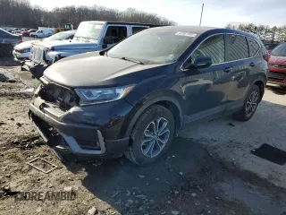 2022 Honda CR-V EX with VIN 2HKRW2H5XNH617417, listed as a Copart auction lot 42567585 with 34,447 mi miles and Salvage Title. Bid and sale history available at carsss.com. Image 1.
